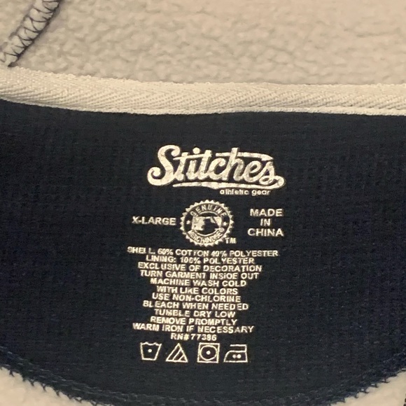 Like new NYY hooded zip sweatshirt - Picture 2 of 3